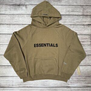 NEW Fear of God Essentials Hoodie Cement SS20